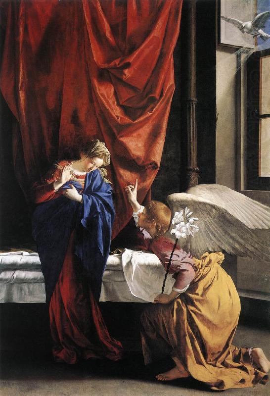 Annunciation seyh, GENTILESCHI, Orazio